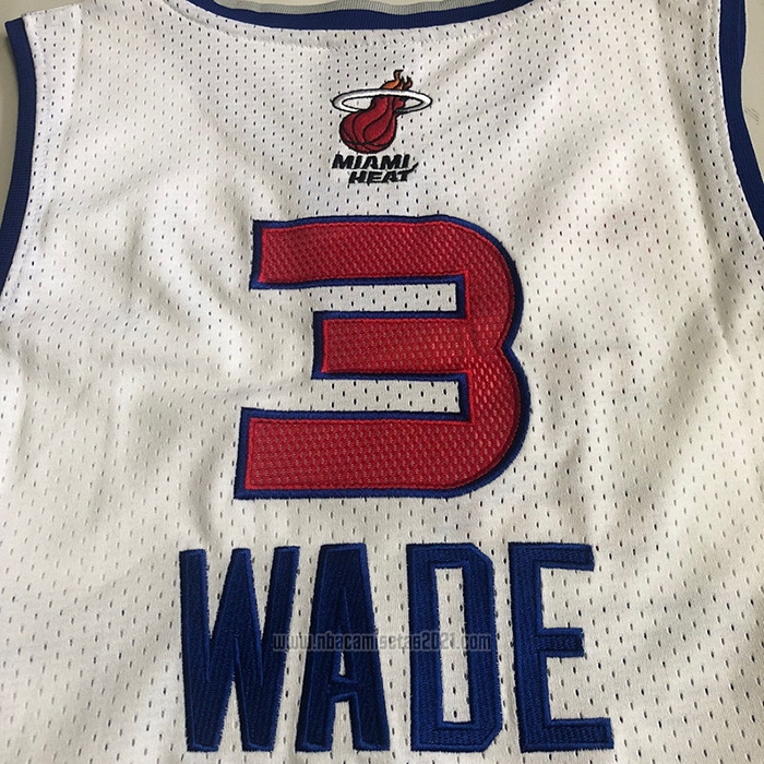 Camiseta All Star 2006 Dwyane Wade #3 Azul Blanco